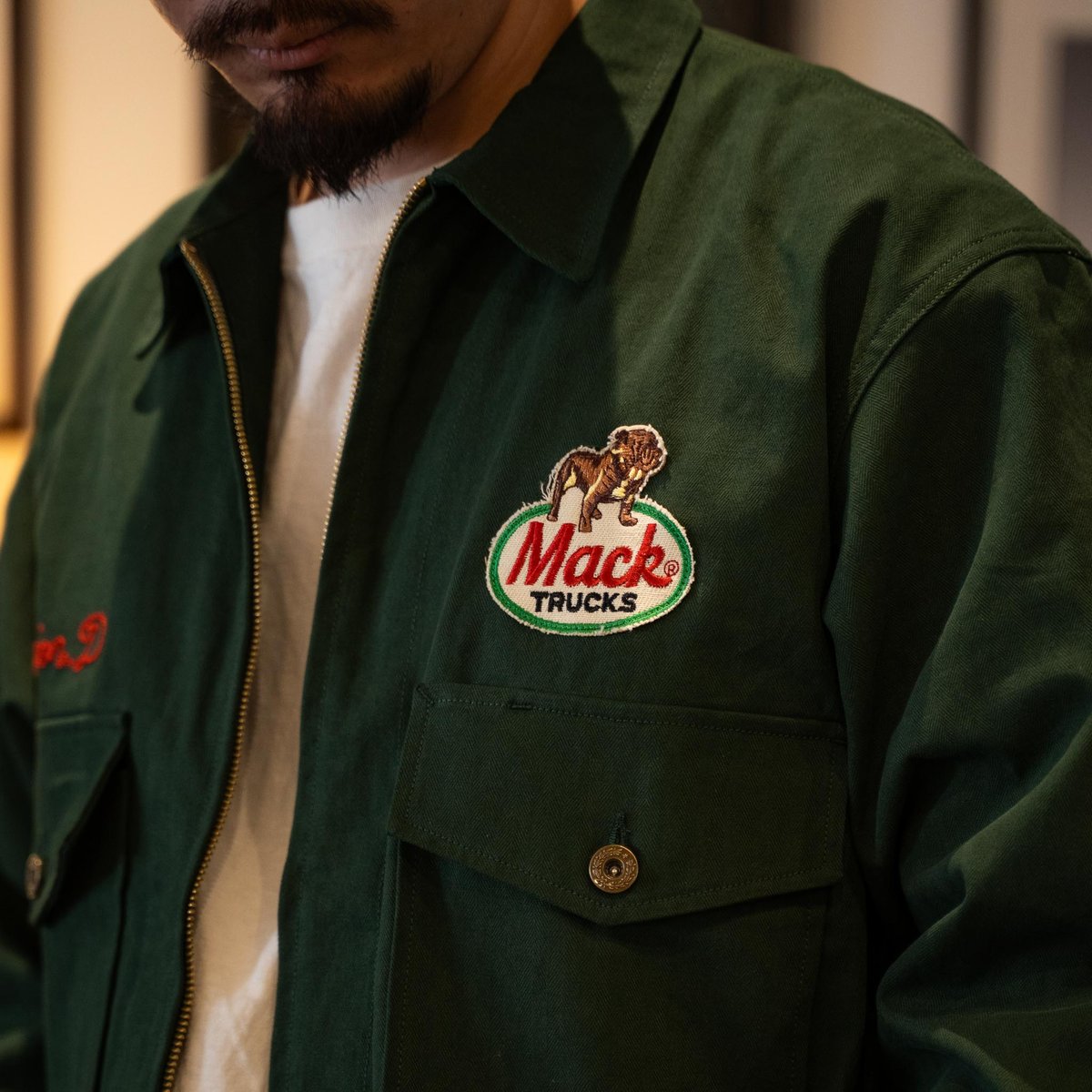 Green】 TYPE M-50 DRIVER JACKET【MISSION DISTRIC