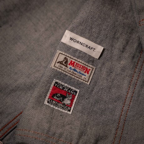〔TCB JEANS × WORNCRAFT. × MISSION DISTRICT〕No.2 Old Denim Jacket