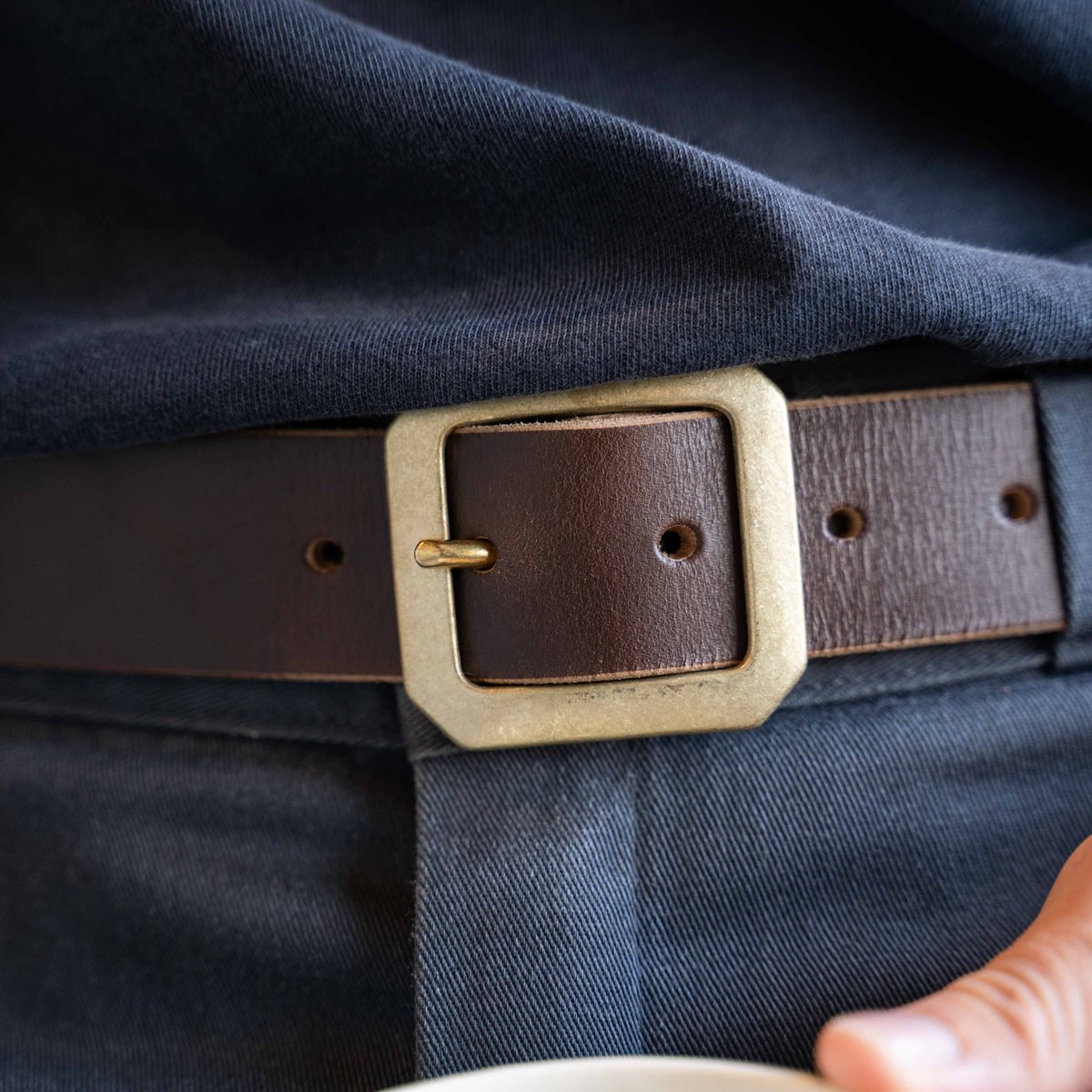 Brown】MISSION DISTRICT GARRISON BELT | NATIVE