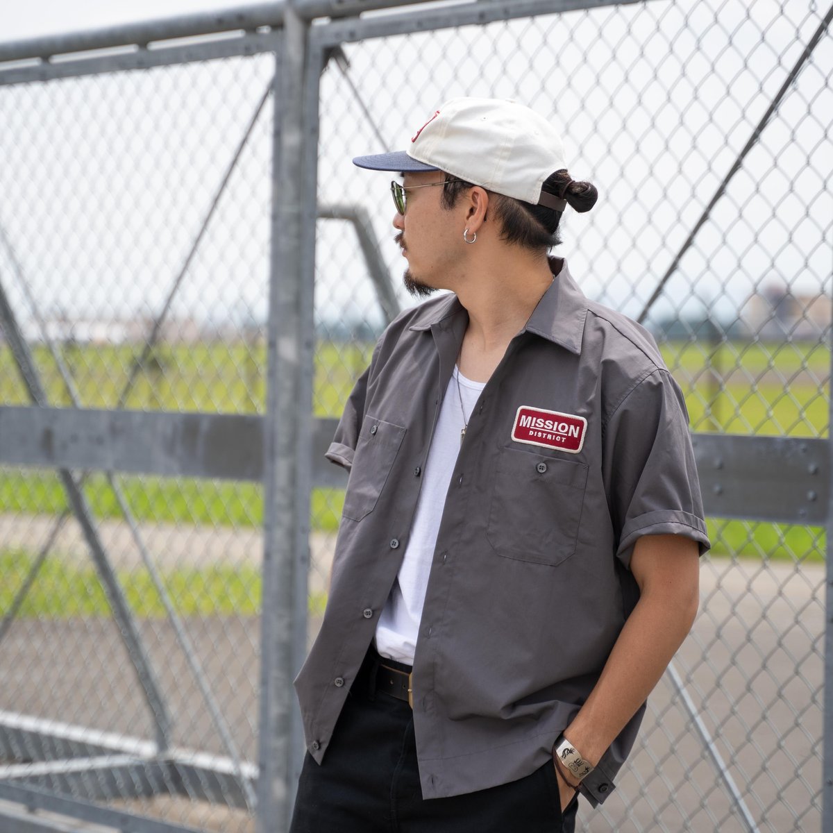 mission district native Japanese 両袖チェッカー mission district native Japanese 両袖チェッカー - メルカリ