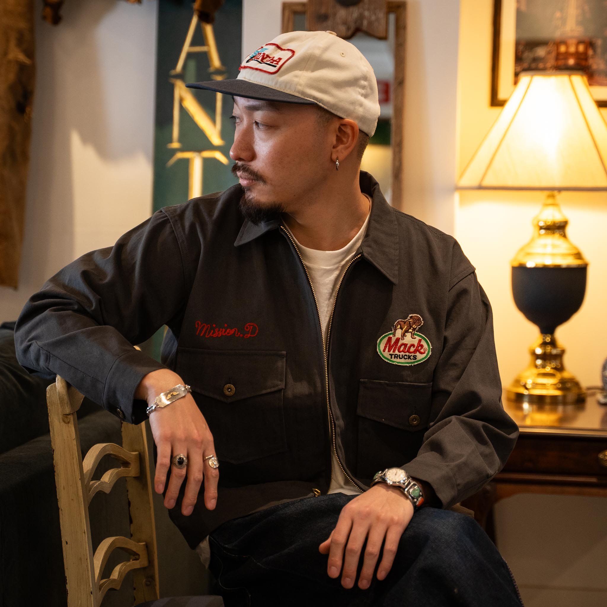Gray】 TYPE M-50 DRIVER JACKET【MISSION DISTRICT