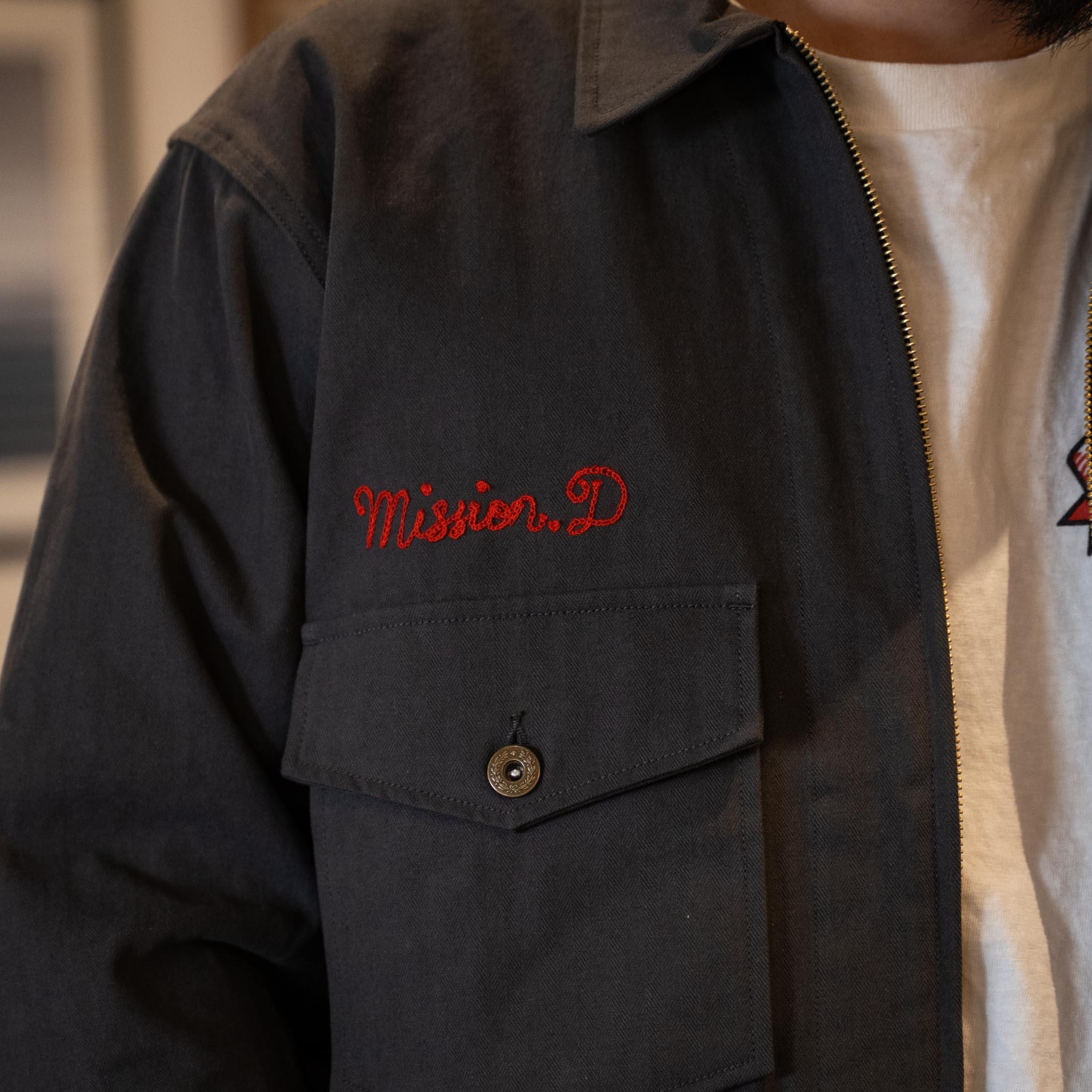 Gray】 TYPE M-50 DRIVER JACKET【MISSION DISTRICT