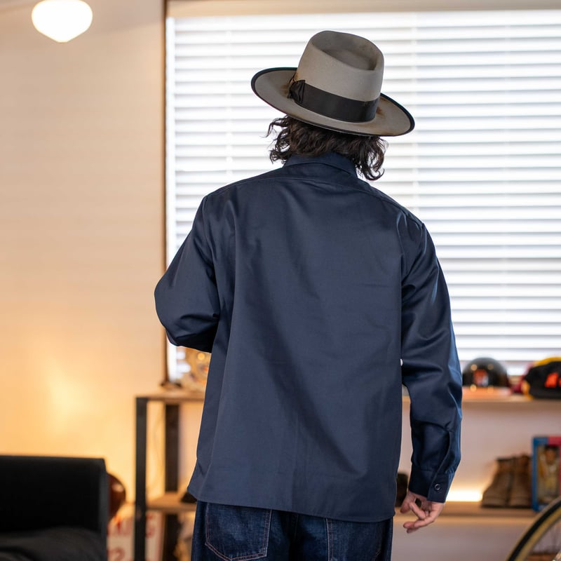 MT-415 ORIGINAL LONG-SLEEVE WORK SHIRT(Navy) |