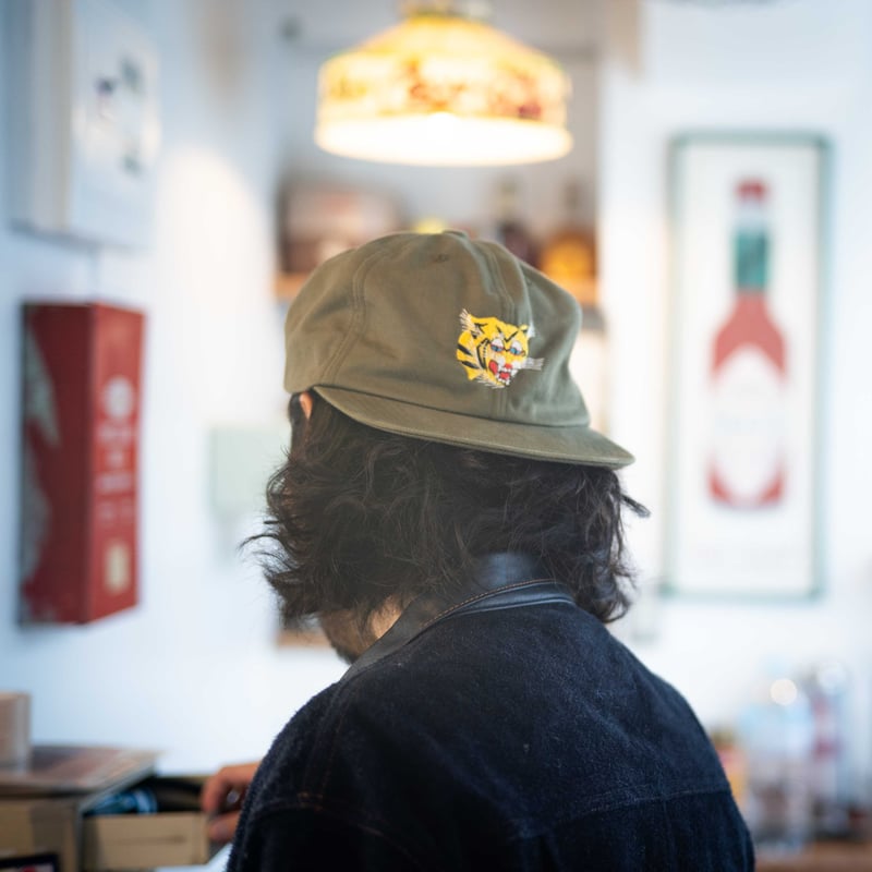 MD-Tiger Cap(Olive) | NATIVE JAPANESE WEB STORE