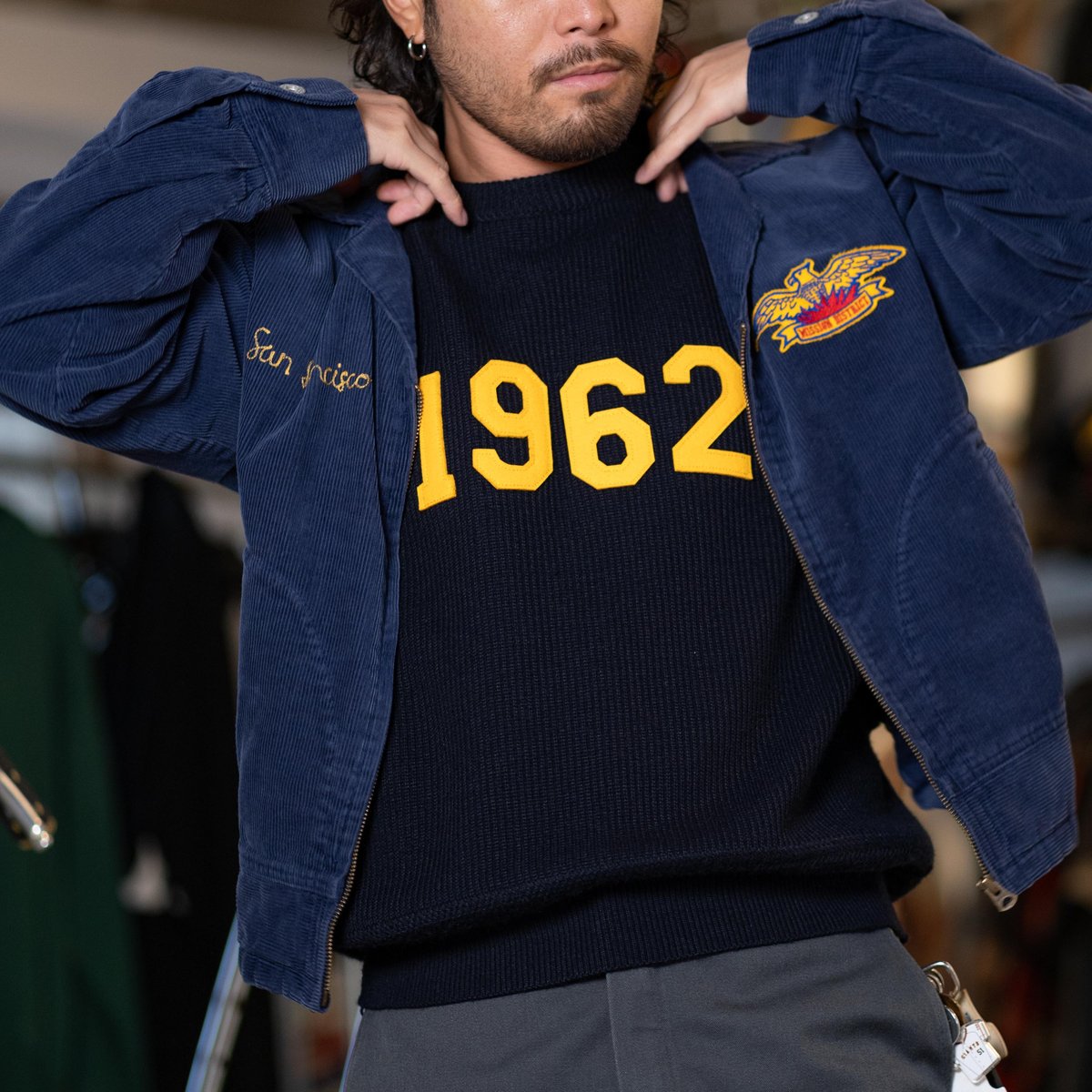1962 LETTERED SWEATER | NATIVE JAPANESE WEB STORE
