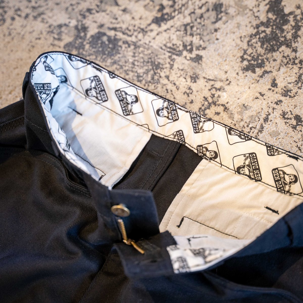 Black】BEN DAVIS EXTRA WIDE WORKERS PANTS MISSI