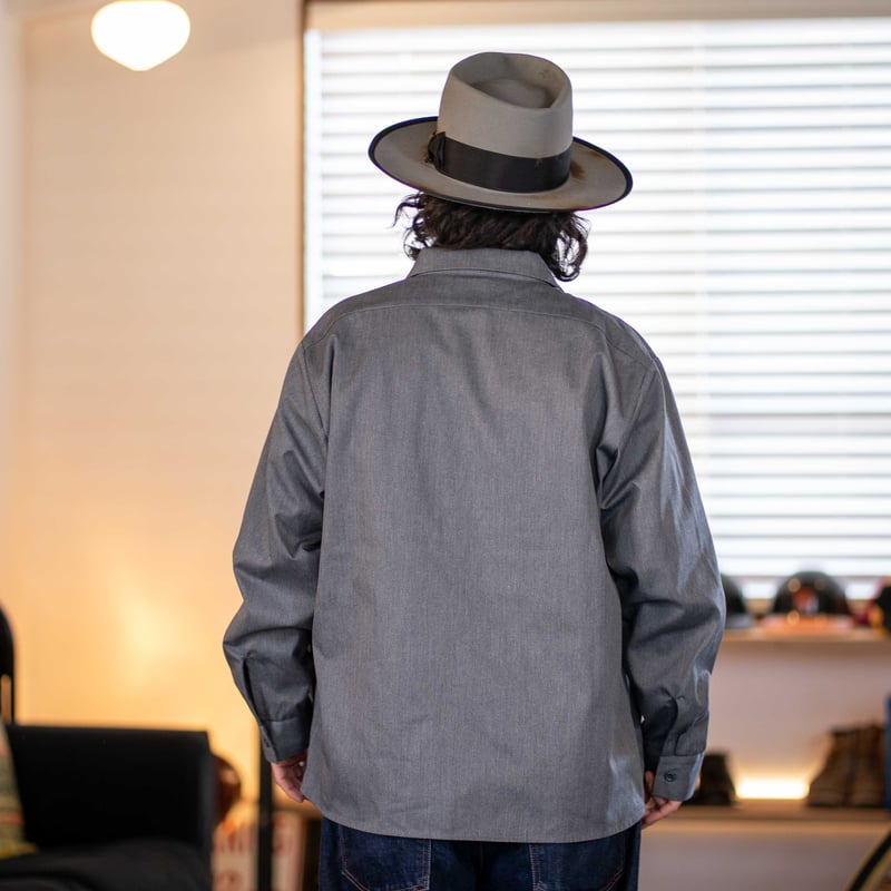 MT-415 ORIGINAL LONG-SLEEVE WORK SHIRT(Gray) |