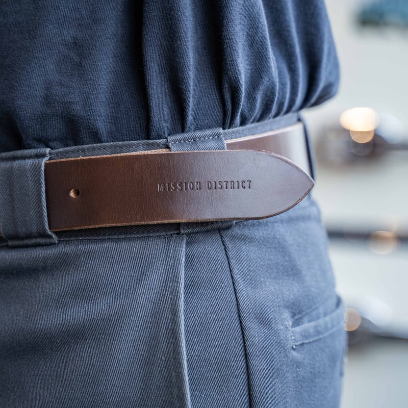 Brown】MISSION DISTRICT GARRISON BELT | NATIVE Brown】MISSION DISTRICT GARRISON BELT | NATIVE