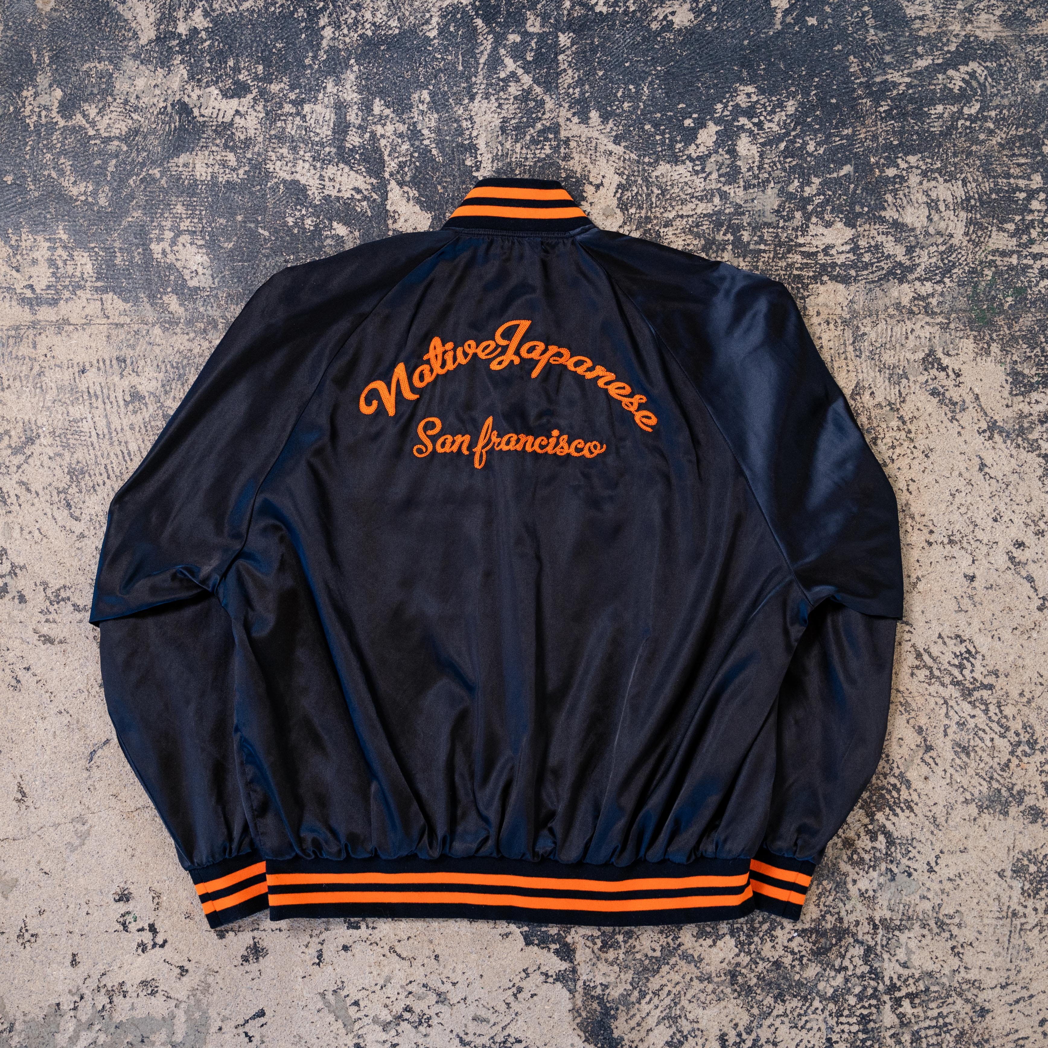 BUTWIN スタジャン MISSION DISTRICT BUTWIN × MISSION DISTRICT】SATIN AWARD JACKET (