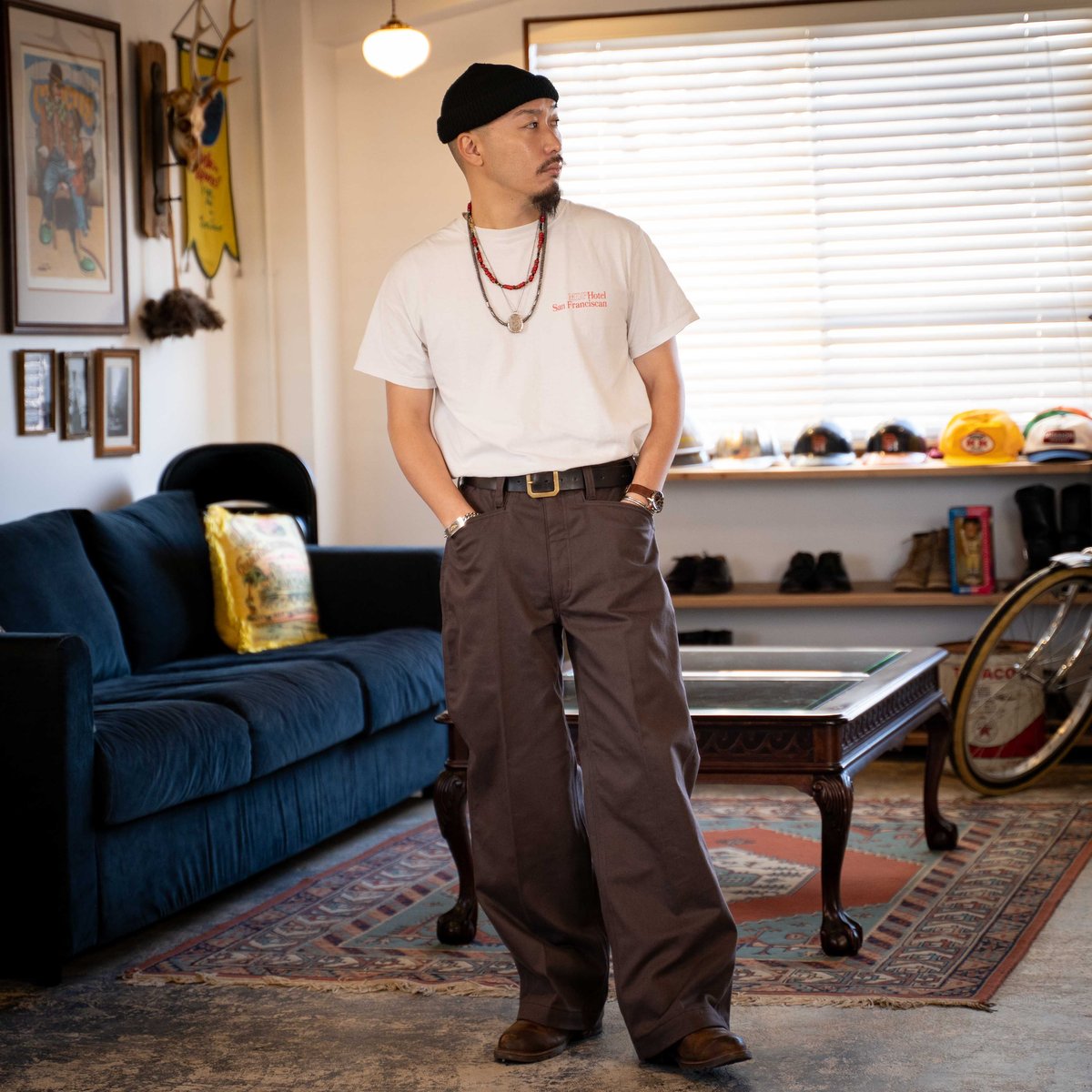 MISSION DISTRICT 別注　BEN DAVIS WIDE PANTS BEN DAVIS EXTRA WIDE WORKERS PANTS MISSION DISTRICT別注