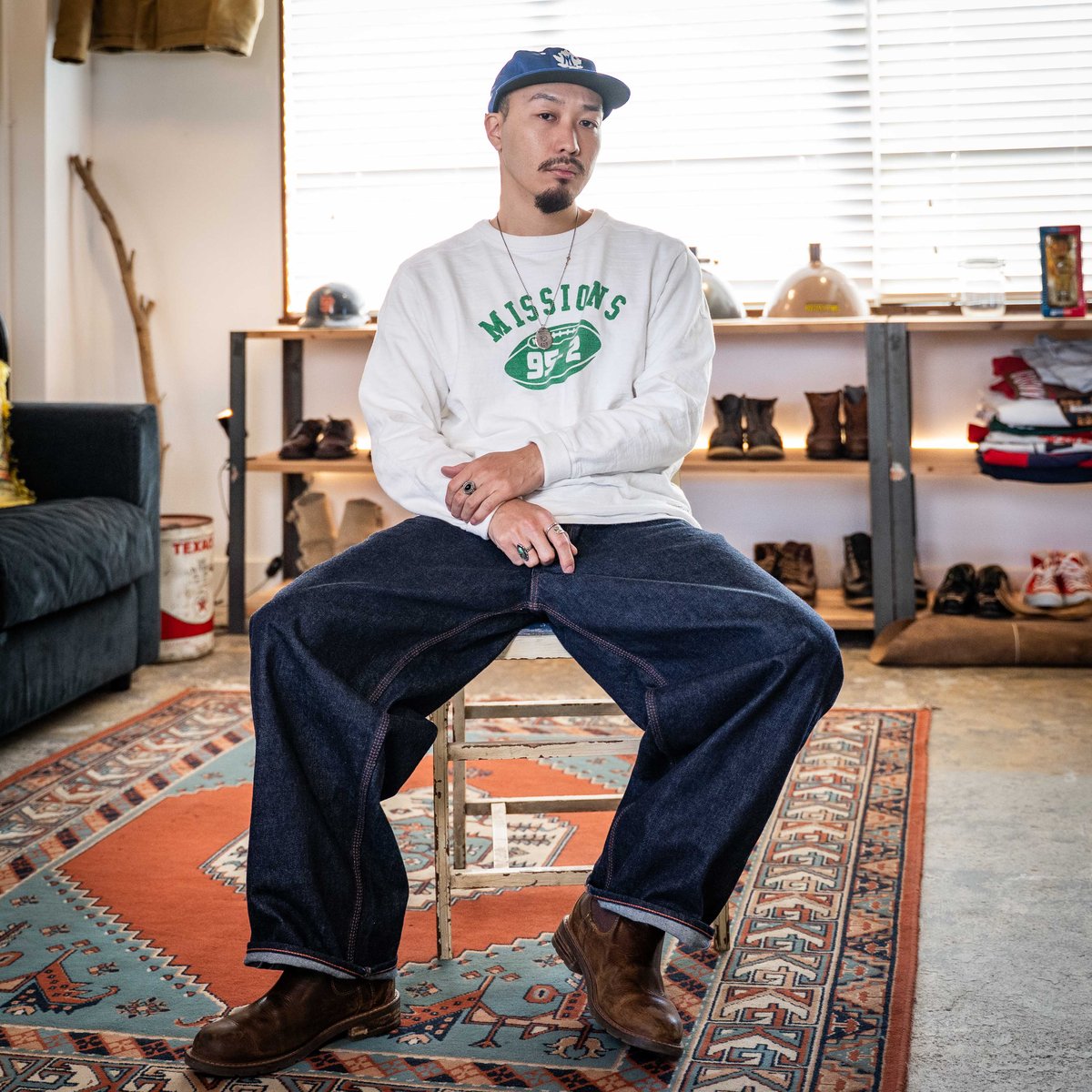 受注生産】〔TCB JEANS × MOTO × MISSION DISTRICT〕Old