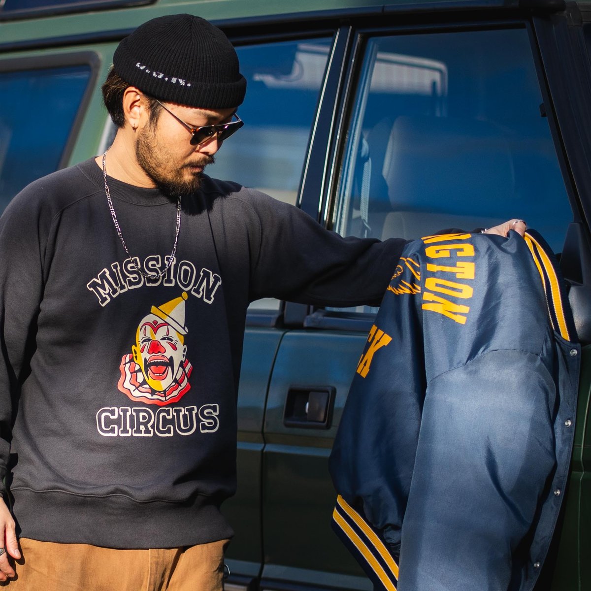 CIRCUS】 FREEDOM SLEEVE SWEAT SHIRT【A.G.SPALDIN