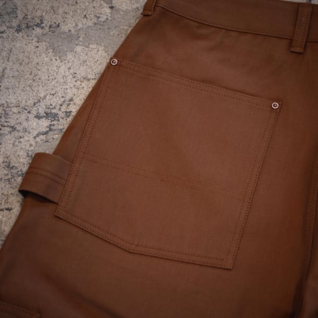 【BROWN】CANVAS FIELDSMITH Double Knee Pants【Rigid】