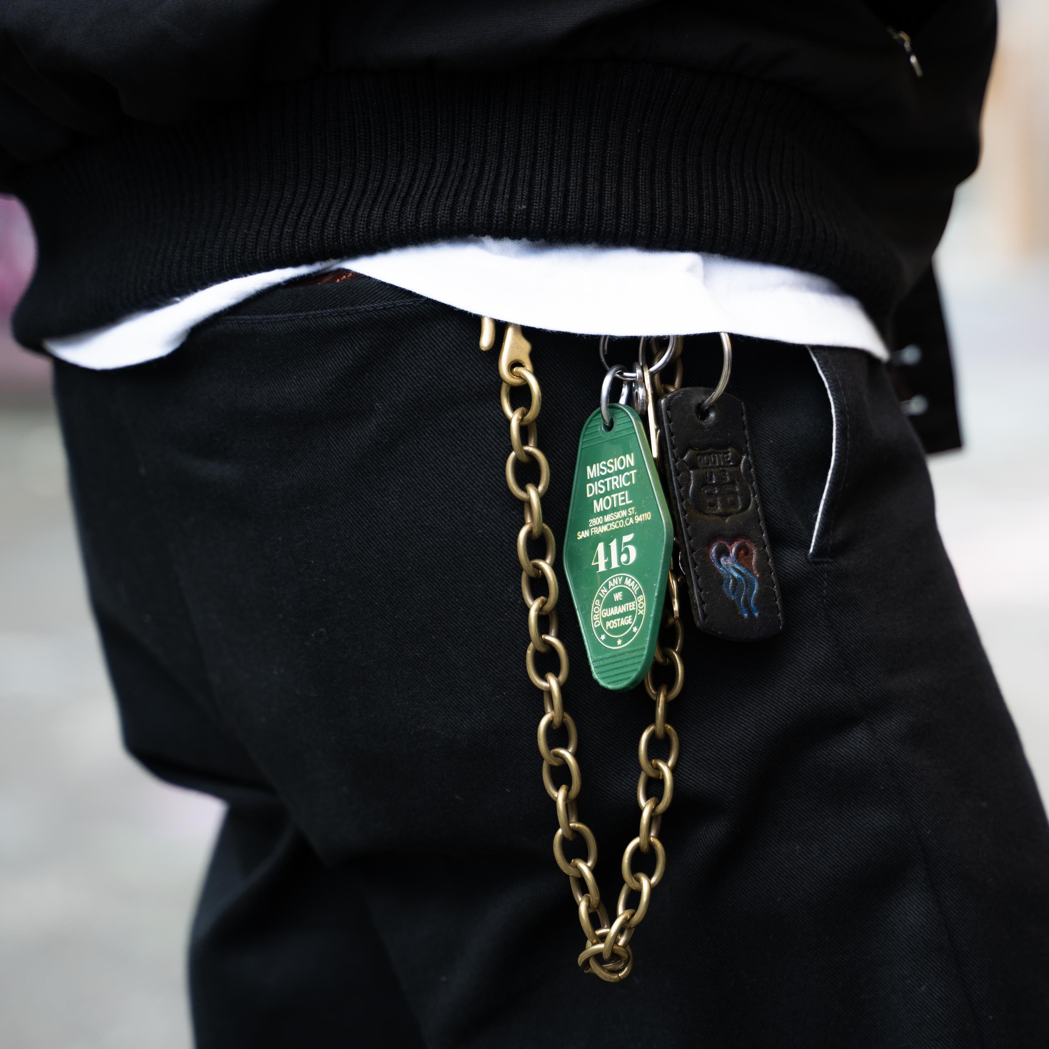 MISSION DISTRICT MOTEL KEY TAG(Green) | NATIVE