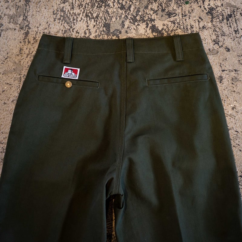 パンツ BEN DAVIS EXTRA WIDE DARK GREEN Green】BEN DAVIS EXTRA WIDE WORKERS PANTS MISSI