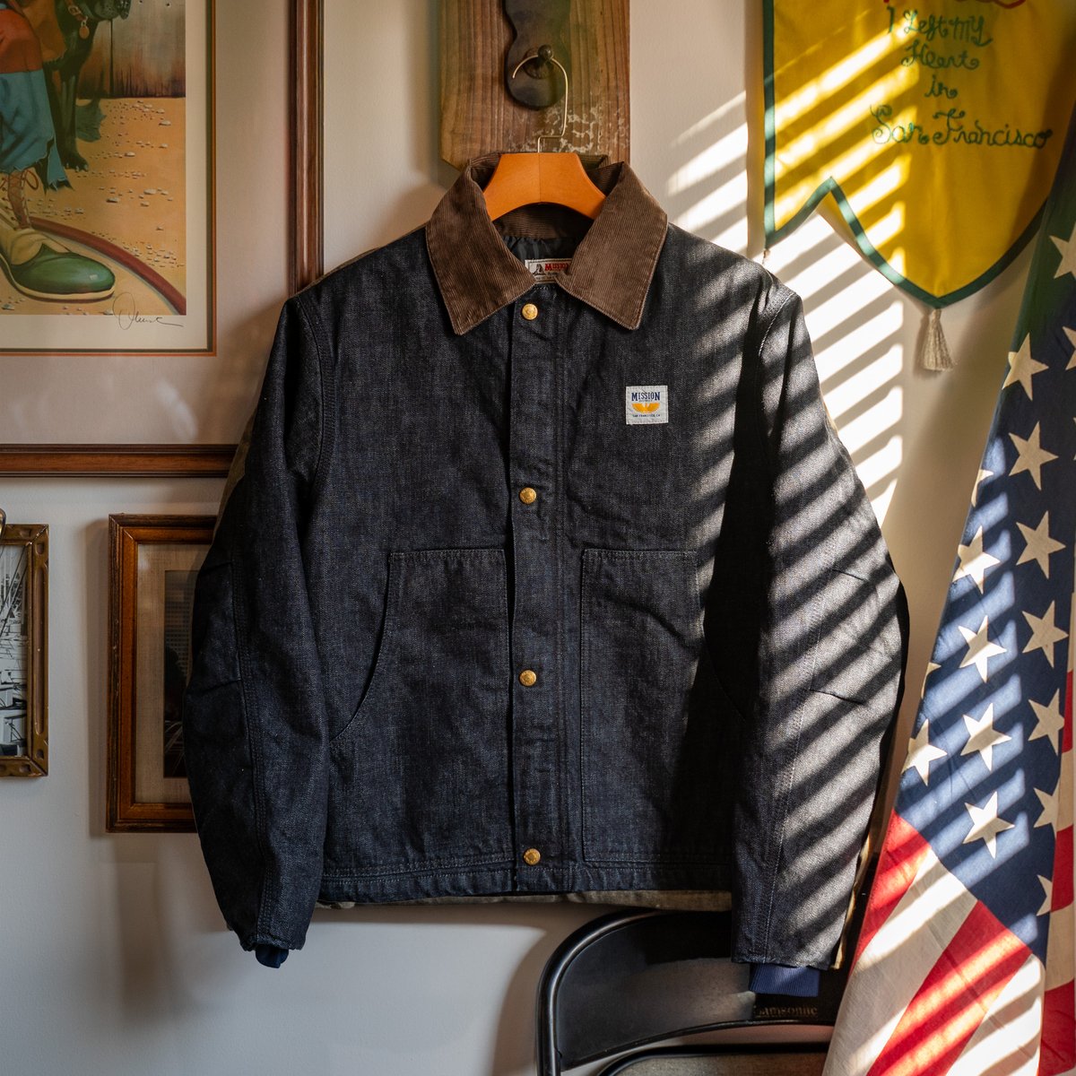 Indigo】UNION RANCH JACKET | NATIVE JAPANESE WE