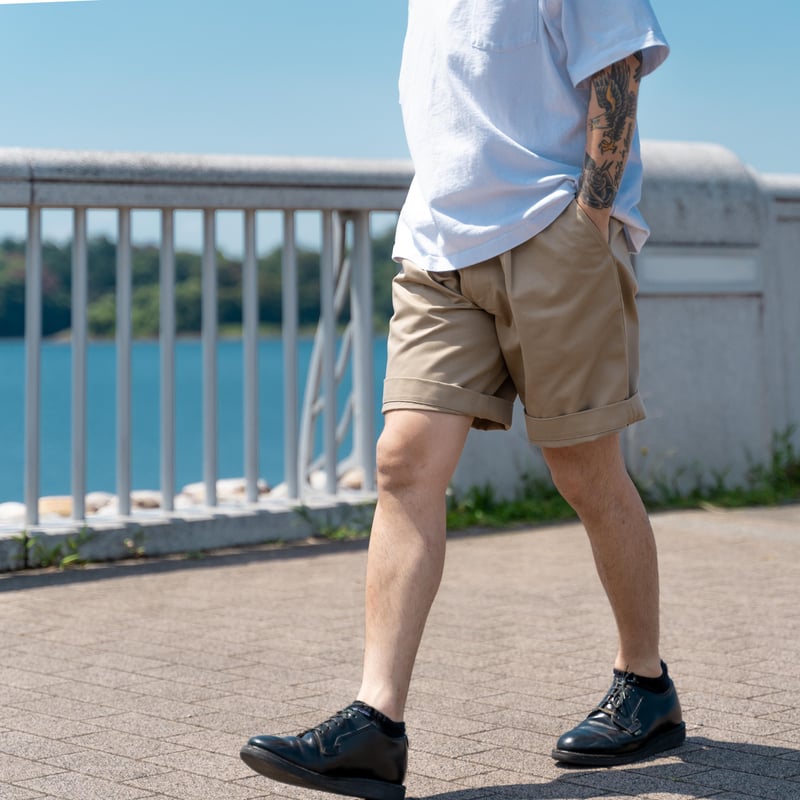 MT-415 ORIGINAL WORK SHORTS(Khaki) | NATIVE JAP