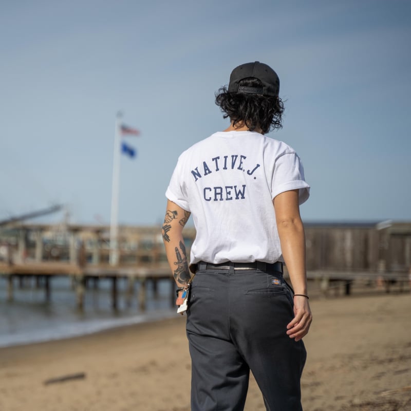 NATIVE.J.CREW T-shirts(NAVY) | NATIVE JAPANESE