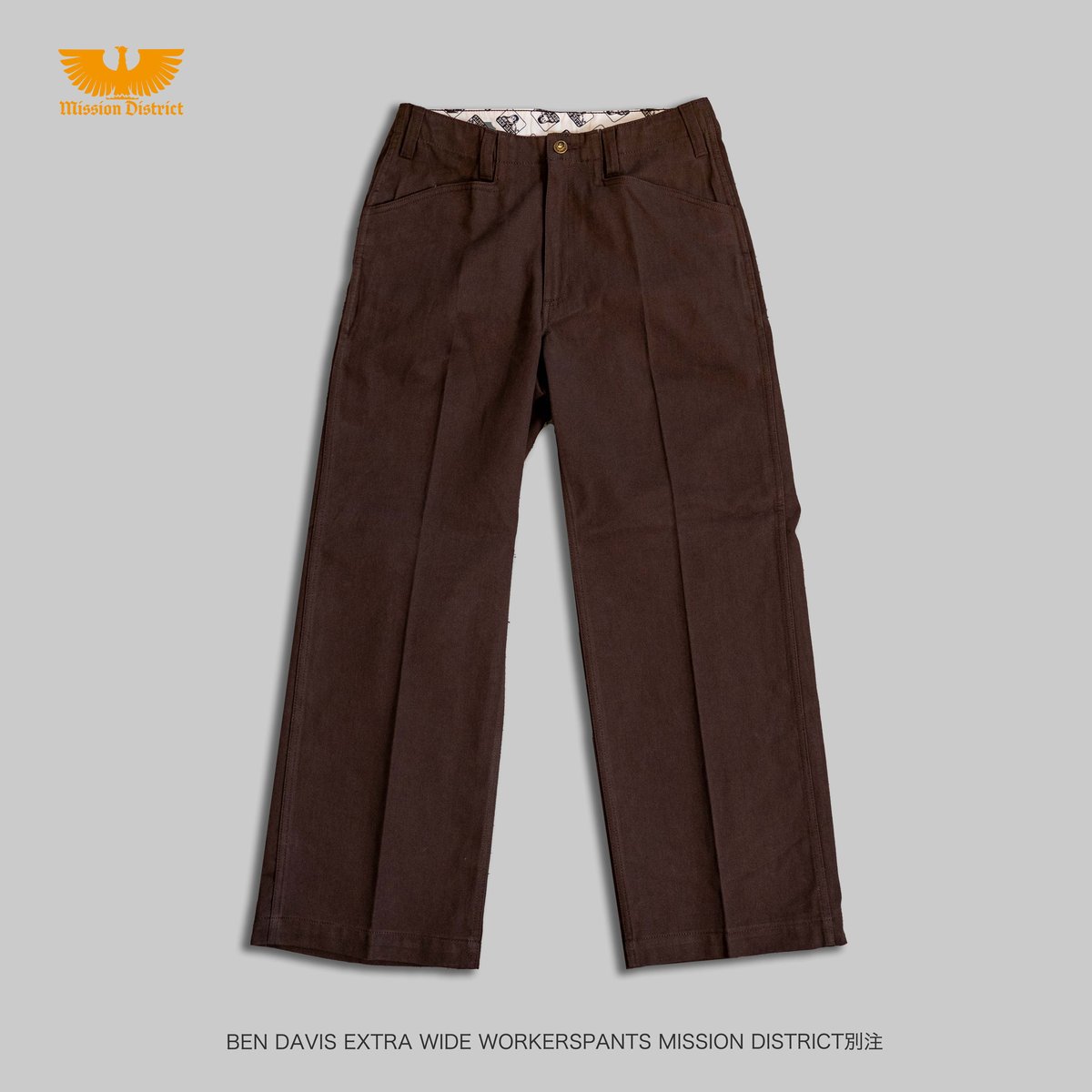MISSION DISTRICT 別注　BEN DAVIS WIDE PANTS BEN DAVIS EXTRA WIDE WORKERS PANTS MISSION DISTRICT別注