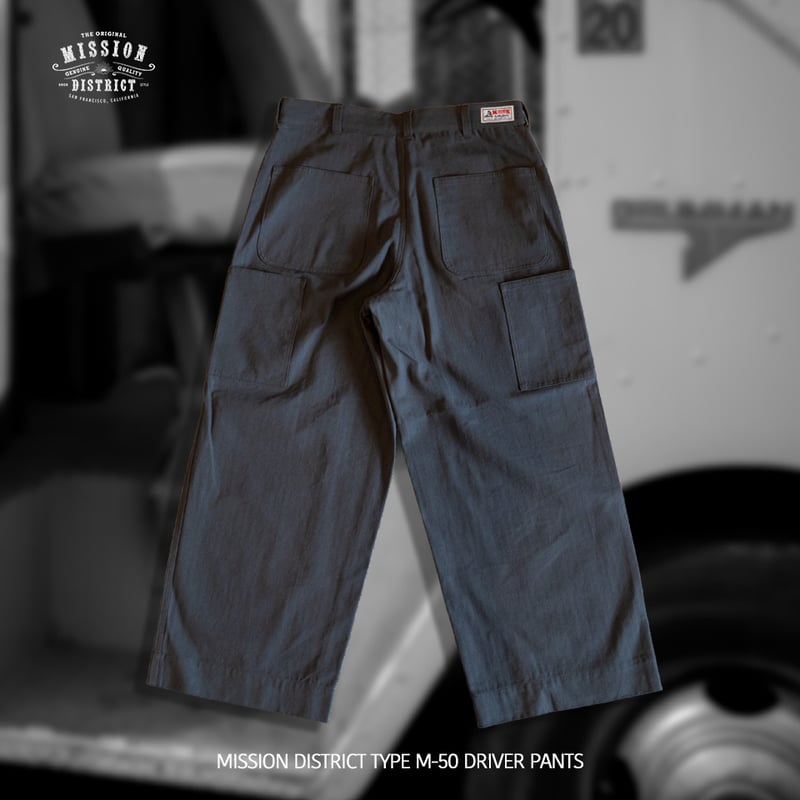 Gray】TYPE M-50 DRIVER PANTS | NATIVE JAPANESE