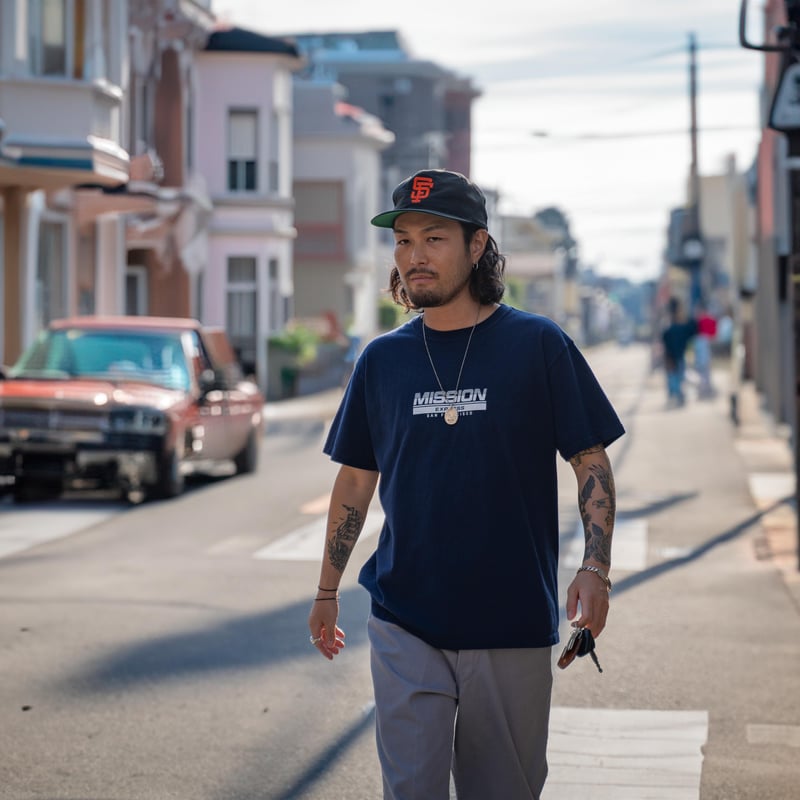 MD415-58 T-shirt(Navy) | NATIVE JAPANESE WEB STORE