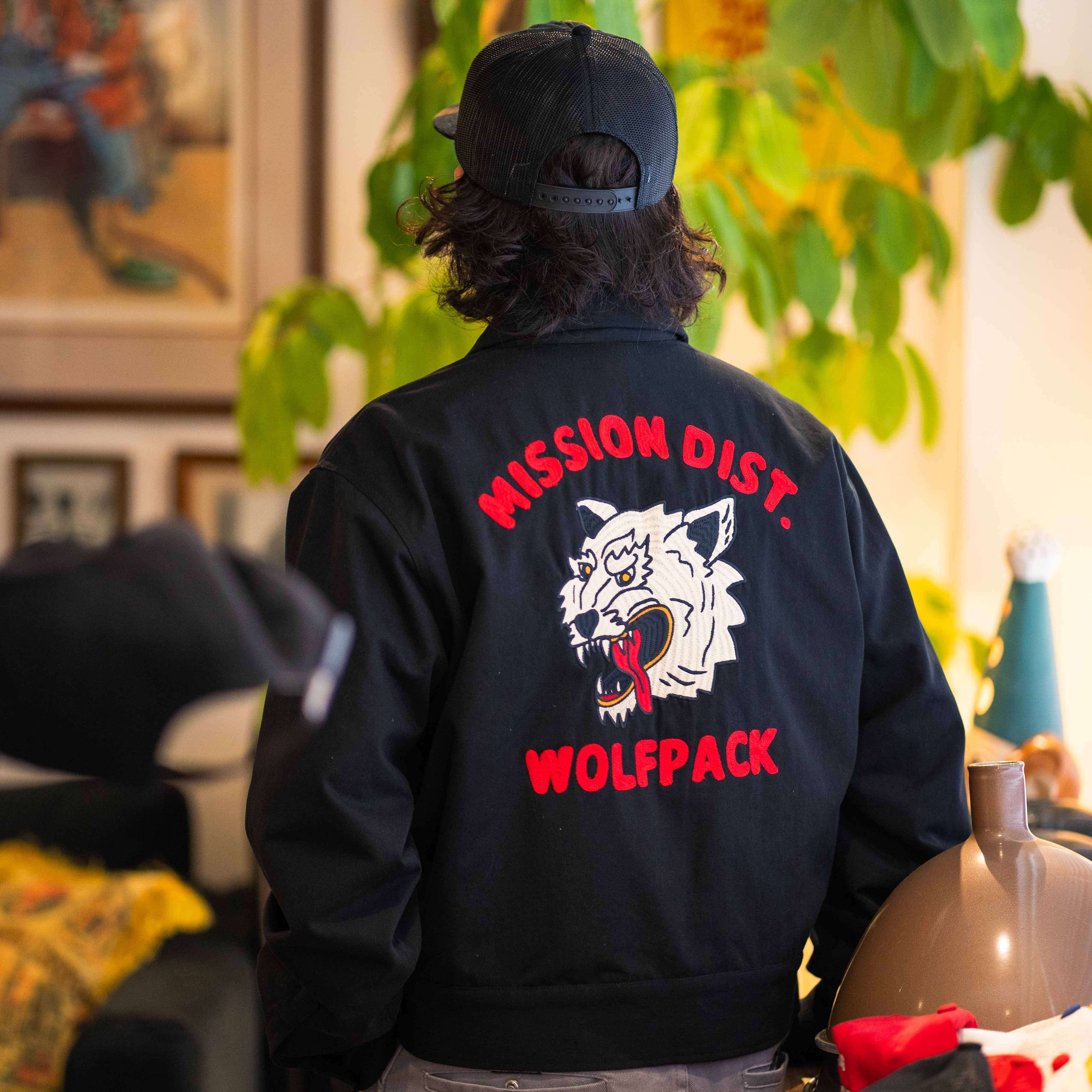 MISSION DISTRICT WOLFPACKジャケット ネイジャパ Black】MISSION DIST. WOLFPACK JACKET | NATIVE J