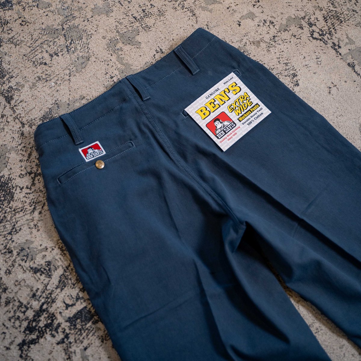 Slate】BEN DAVIS EXTRA WIDE WORKERS PANTS MISSI