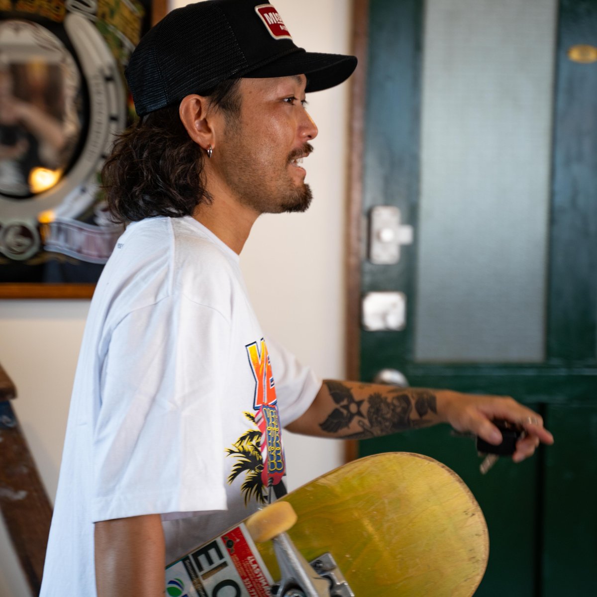 Black】MISSION DISTRICT TRUCKER CAP | NATIVE JA