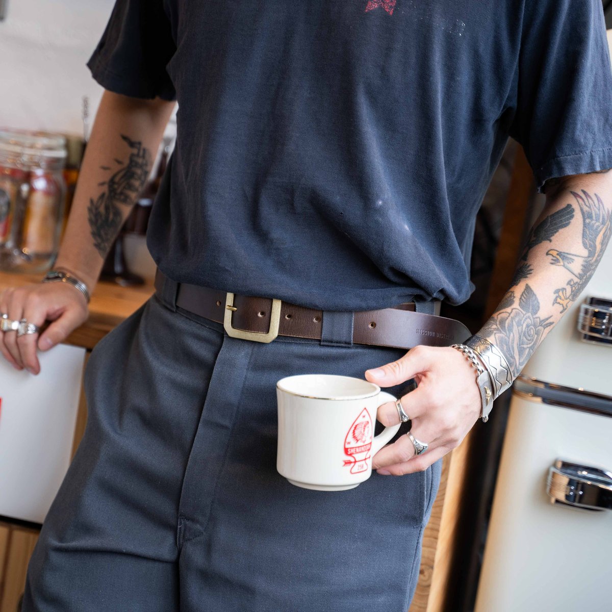 Brown】MISSION DISTRICT GARRISON BELT | NATIVE