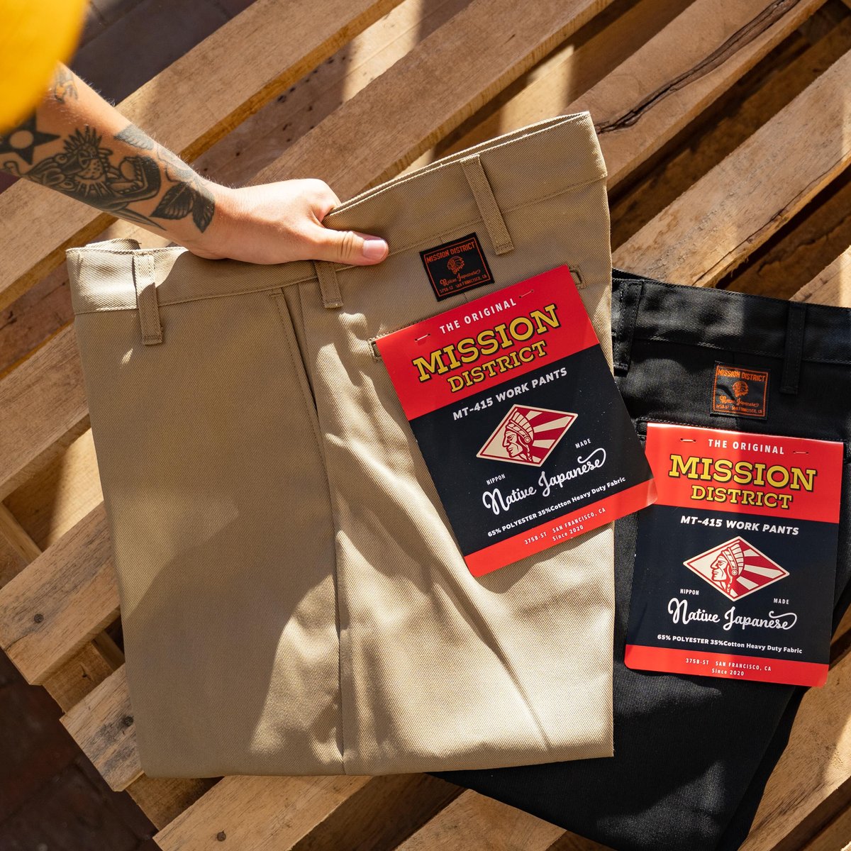 MT-415 ORIGINAL WORK PANTS (Khaki) | NATIVE JAP MT-415 ORIGINAL WORK PANTS (Khaki) | NATIVE JAP
