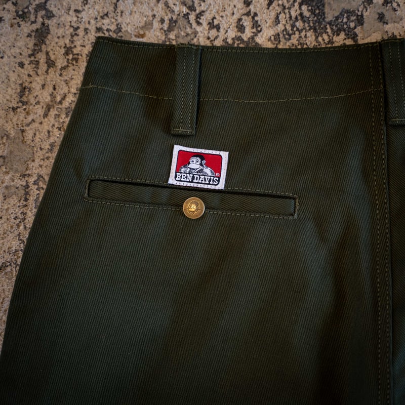 パンツ BEN DAVIS EXTRA WIDE DARK GREEN Green】BEN DAVIS EXTRA WIDE WORKERS PANTS MISSI