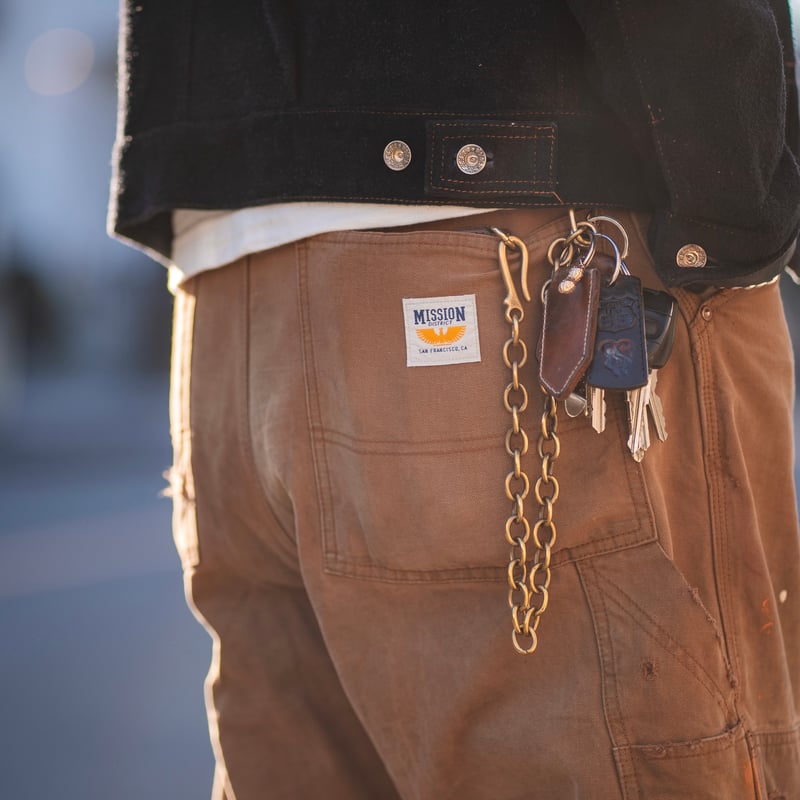 BROWN】CANVAS FIELDSMITH Double Knee Pants【Vint