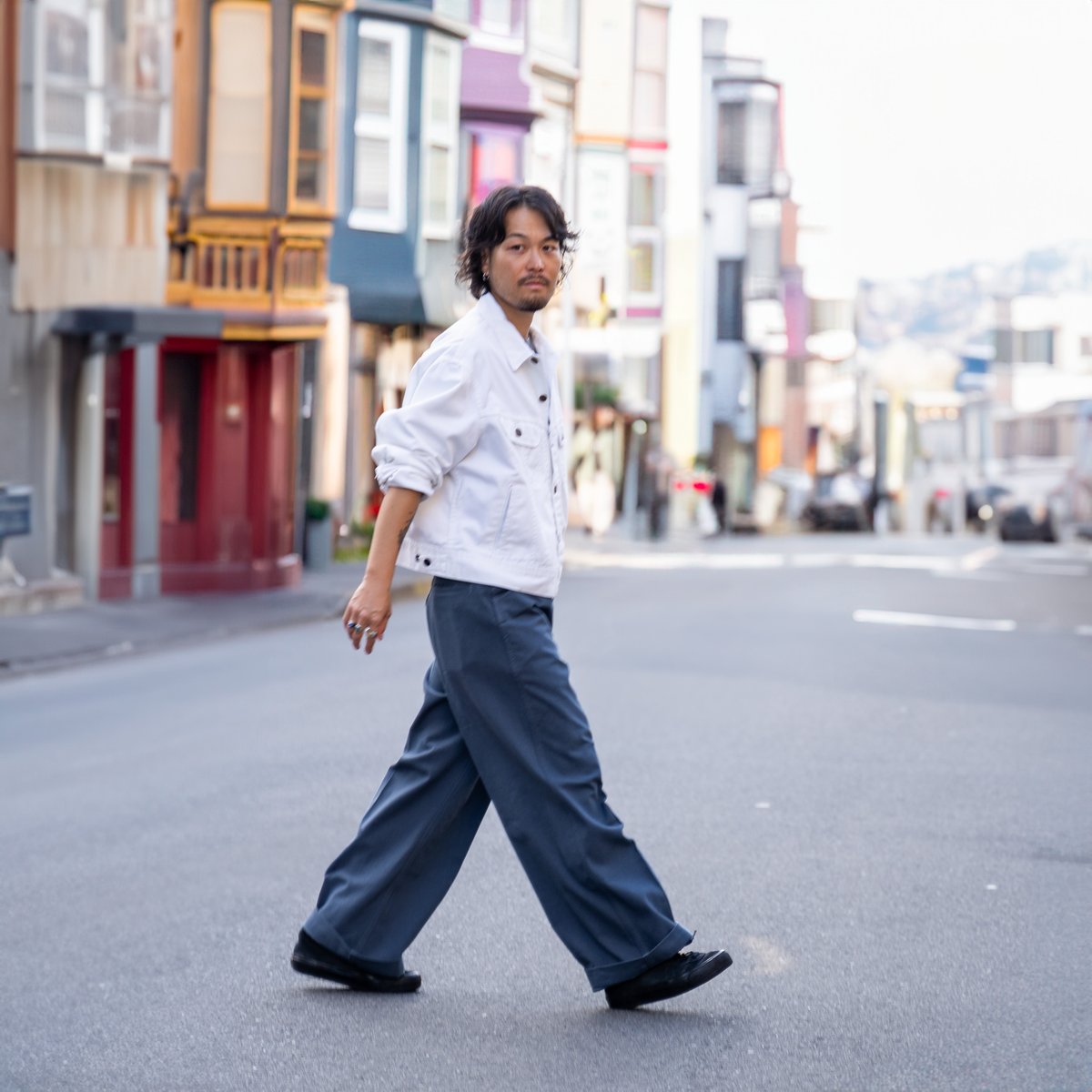 Slate】BEN DAVIS EXTRA WIDE WORKERS PANTS MISSI