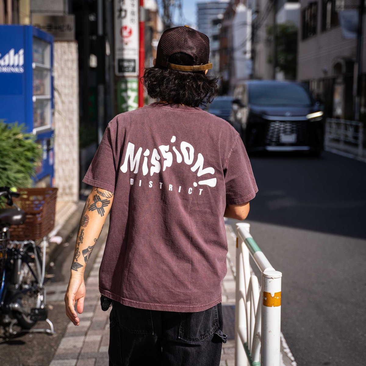 MD415-55 T-shirt(P-BORDEAUX) | NATIVE JAPANESE