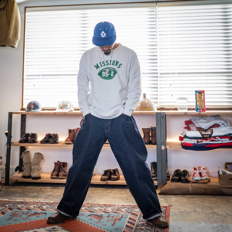 MISSION DISTRICT TCB Jeans Old Baggy デニム 受注生産】〔TCB JEANS × MOTO × MISSION DISTRICT〕Old