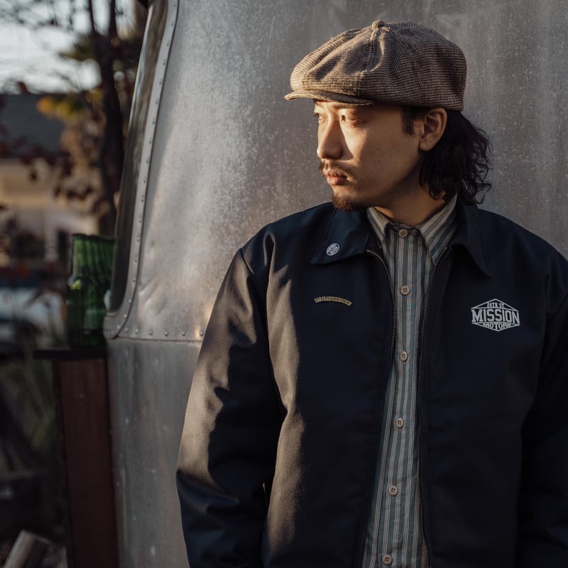 “MOTOR feat. MISSION DISTRICT” JACKET 本革 受注商品】“MOTOR feat. MISSION DISTRICT” WASHABLE C