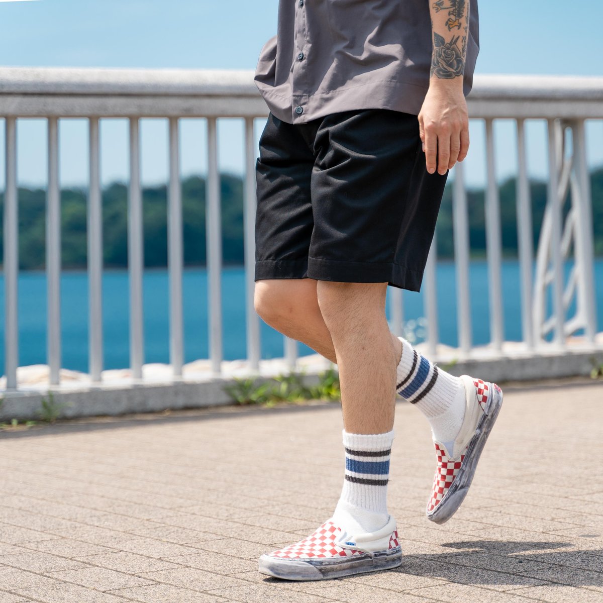 MT-415 ORIGINAL WORK SHORTS(Black) | NATIVE JAP