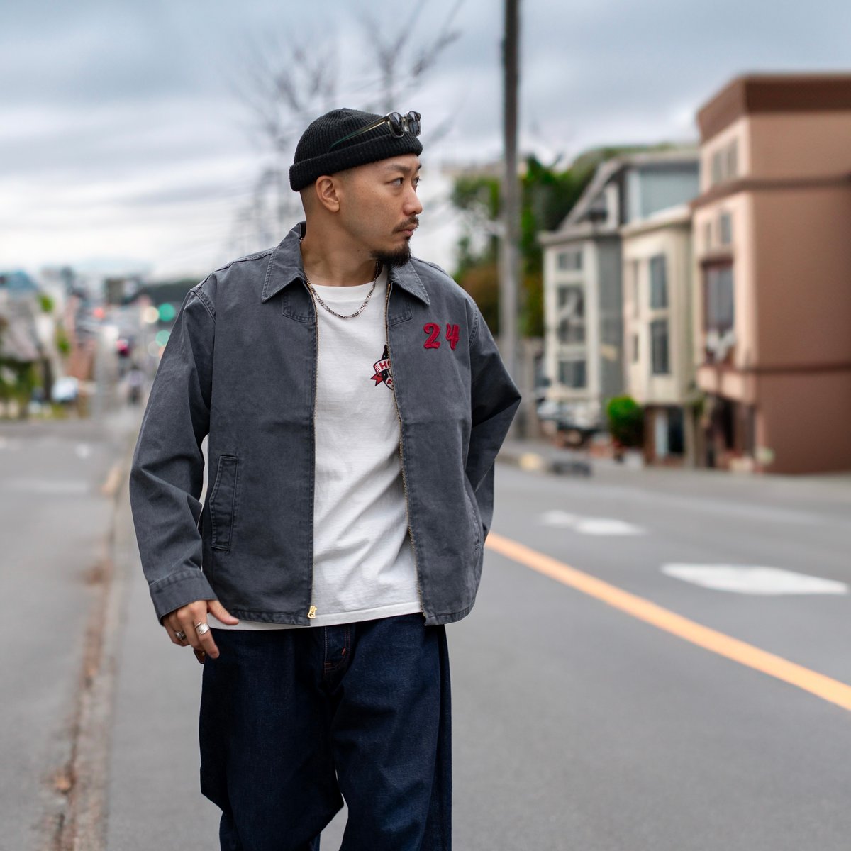 Ash Gray】MISSION 24 CRUISERS JACKET | NATIVE J