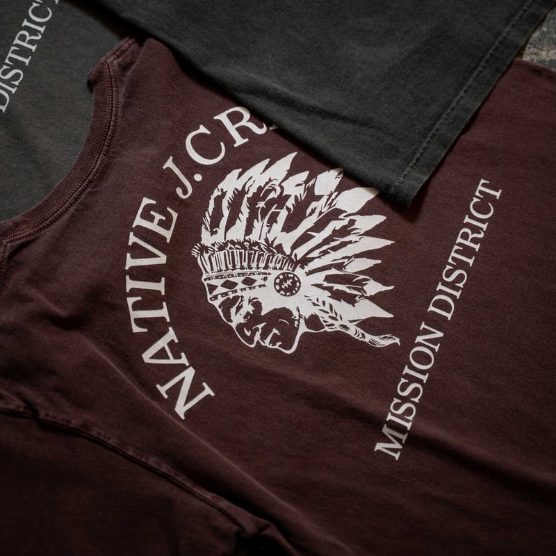 MISSION DIST. FOOTBALL TEE ネイティブジャパニーズ ミッションディストリクト NATIVE JAPANESE ネイティブ