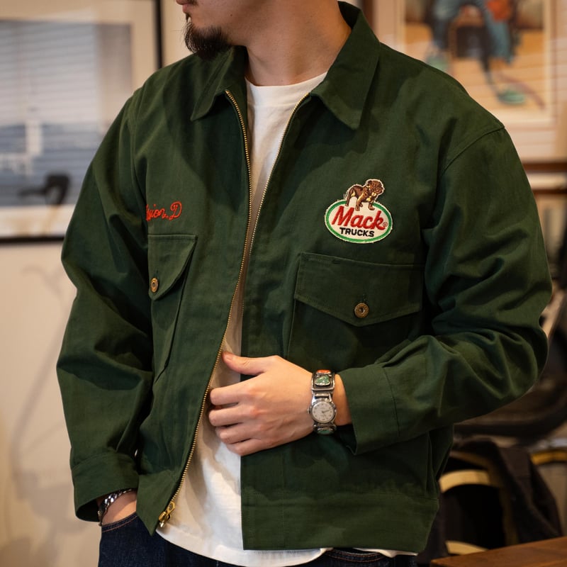 Green】 TYPE M-50 DRIVER JACKET【MISSION DISTRIC