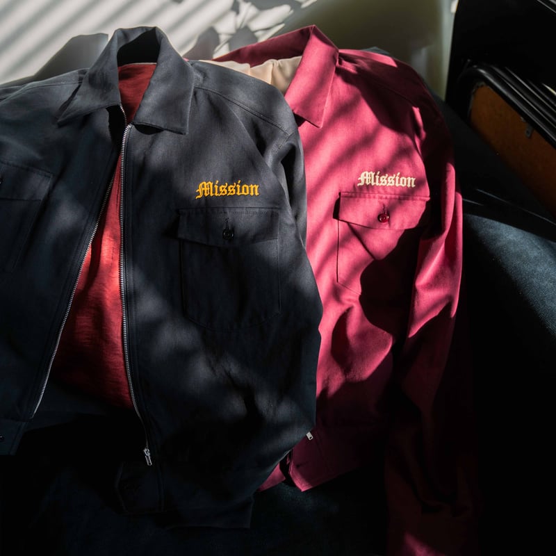 Burgundy】MISSION DIST. WOLFPACK JACKET | NATIV