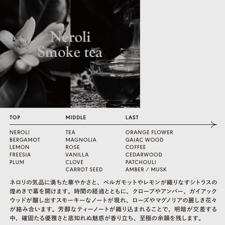 ロアザエマルジョン LOA THE EMULSION ネロリスモークティー（LOA THE OIL/エマルジョン100ml)