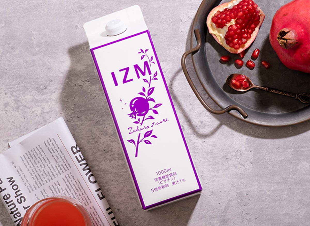 IZMよりグルタチオン含有の酵母抽出物を配合の酵素ドリンクIZM ZAKURO