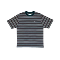 ICEANDRE BORDER TEE [BROWN]