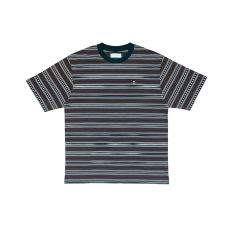ICEANDRE BORDER TEE [BROWN]