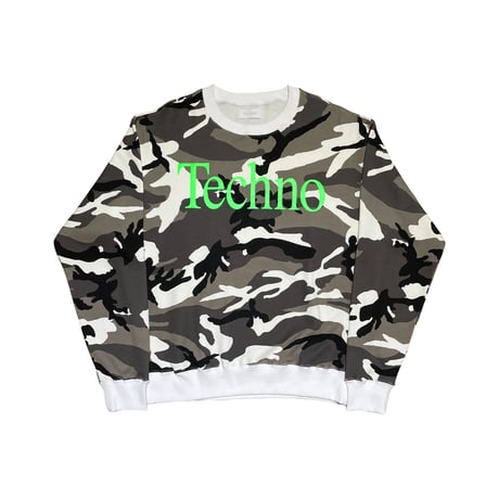 トップス ICE & TECHNO TECHNO CAMO SWEATSHIRT TECHNO CAMO SWEATSHIRT [WHITE] | ICE & TECHNO