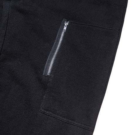 SWEAT FLIGHT PANTS [BLACK]