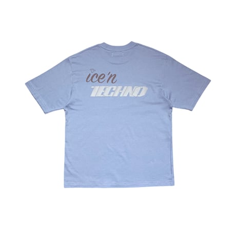ICE'N TECHNO LOGO TEE [LT.BLUE]