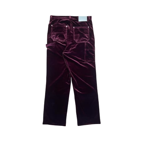 VELOUR DOUBLE KNEE [BURGUNDY]