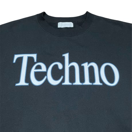 TECHNO LOGOTYPE SWEATSHIRT [BLACK]